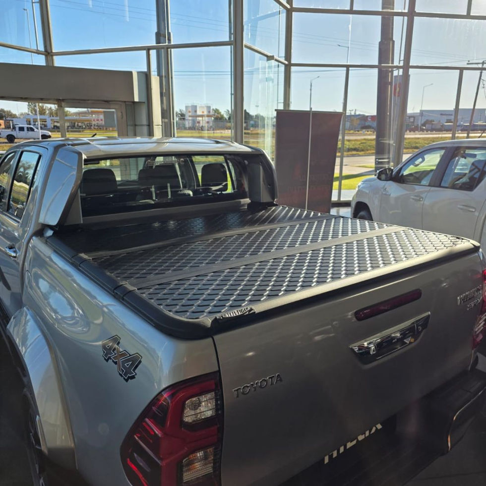 Tapa rígida Top Tiger para Toyota Hilux SRX/GR con alerón plástico 2023+