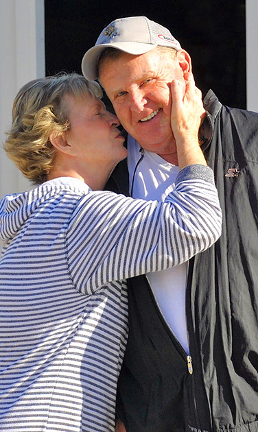 Carolyn and Jim Markley, proprietors of CJ Orchards in Rutledge, GA.