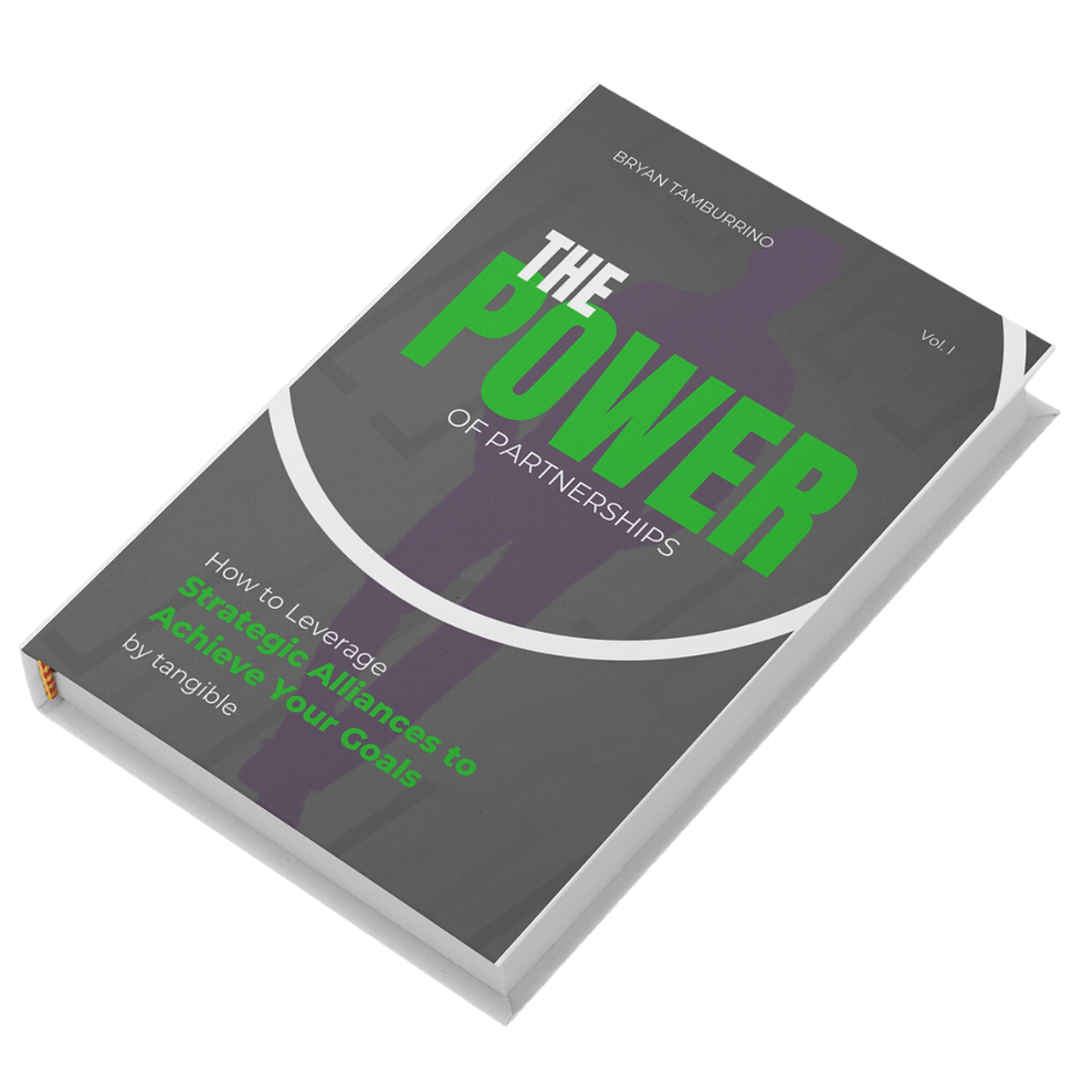 The Power of Partnerships Book by Bryan Tamburrino.