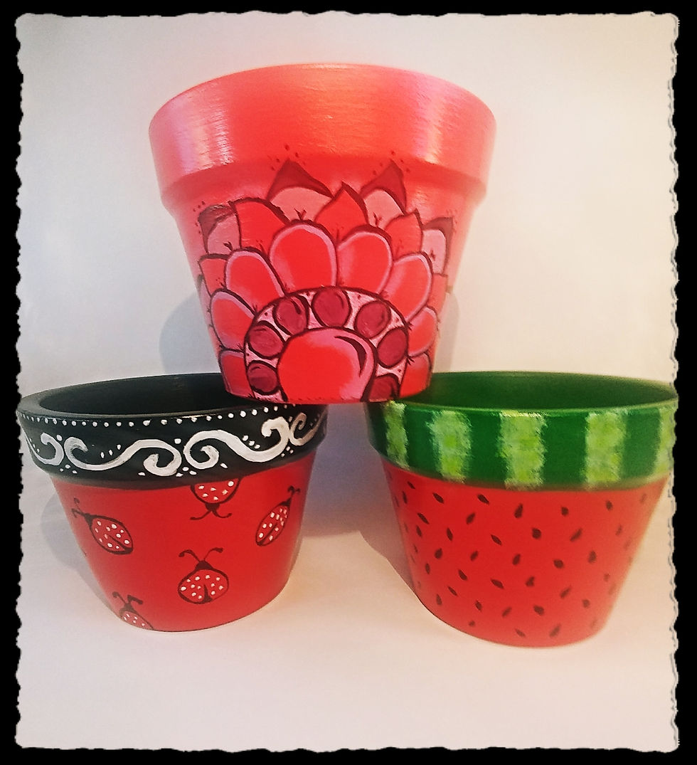 Miniatura: Maceta Mandalas