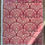 Thumbnail: Deco Days - Floral Burst Rouge Velvet Shimmer Fabric Size 59cm wide x 70cm high