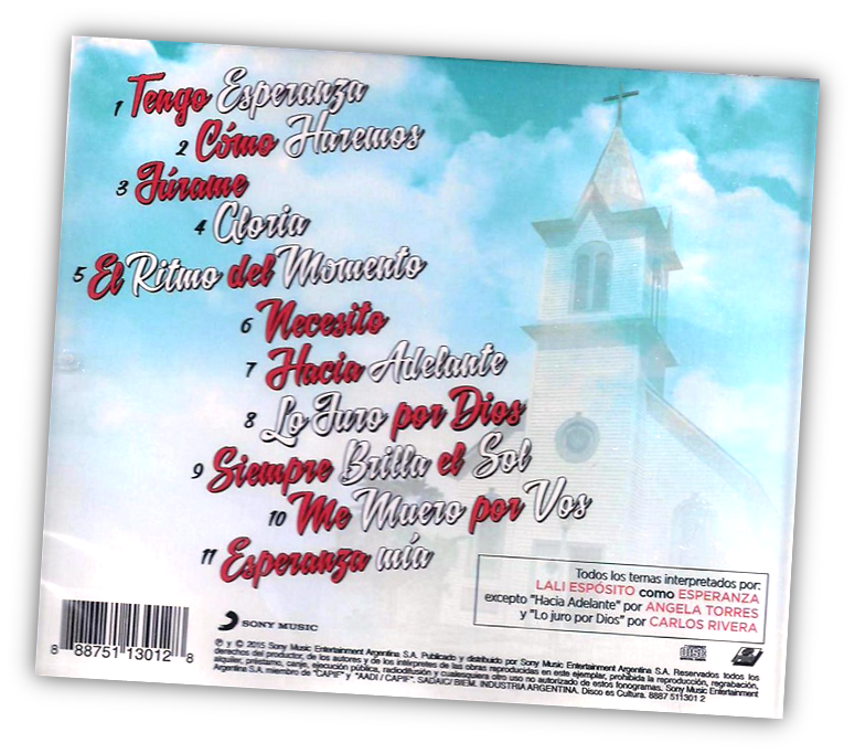 Miniatura: Esperanza Mía - Lali (CD)