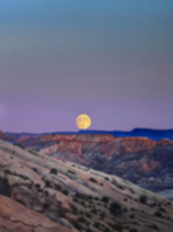 “Moon-lit Canyons” Sold  at Signature Gallery in Santa Fe NM 