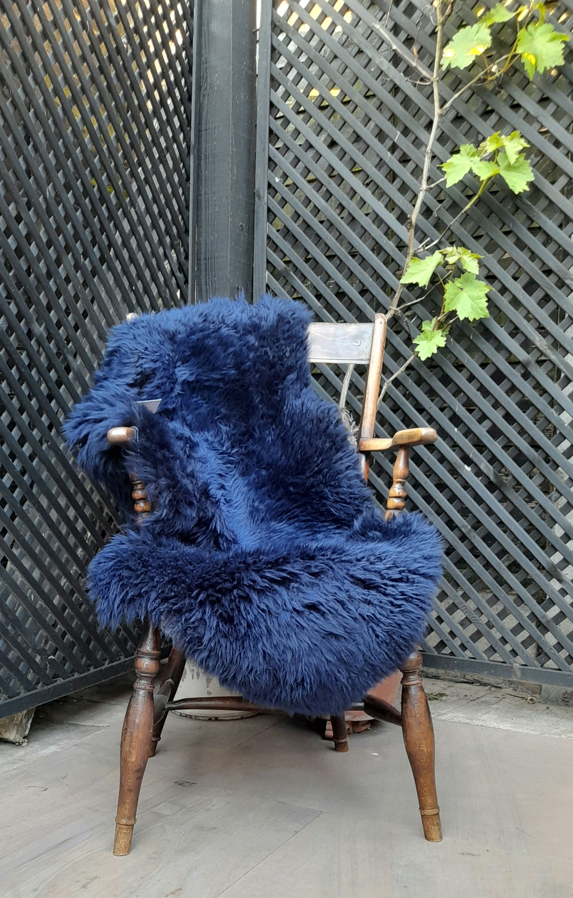 Dark blue Large sheepskin 