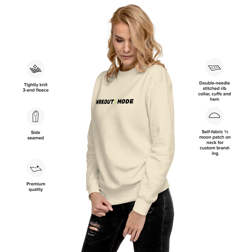 Thumbnail: WRKOUT:MODE 'Core' Unisex Premium Sweatshirt