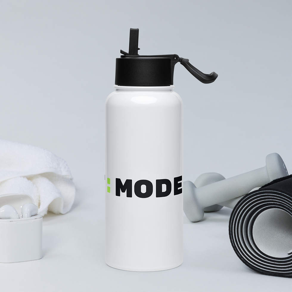 Thumbnail: WRKOUT:MODE 'Core' Stainless Steel Water Bottle with Straw Lid
