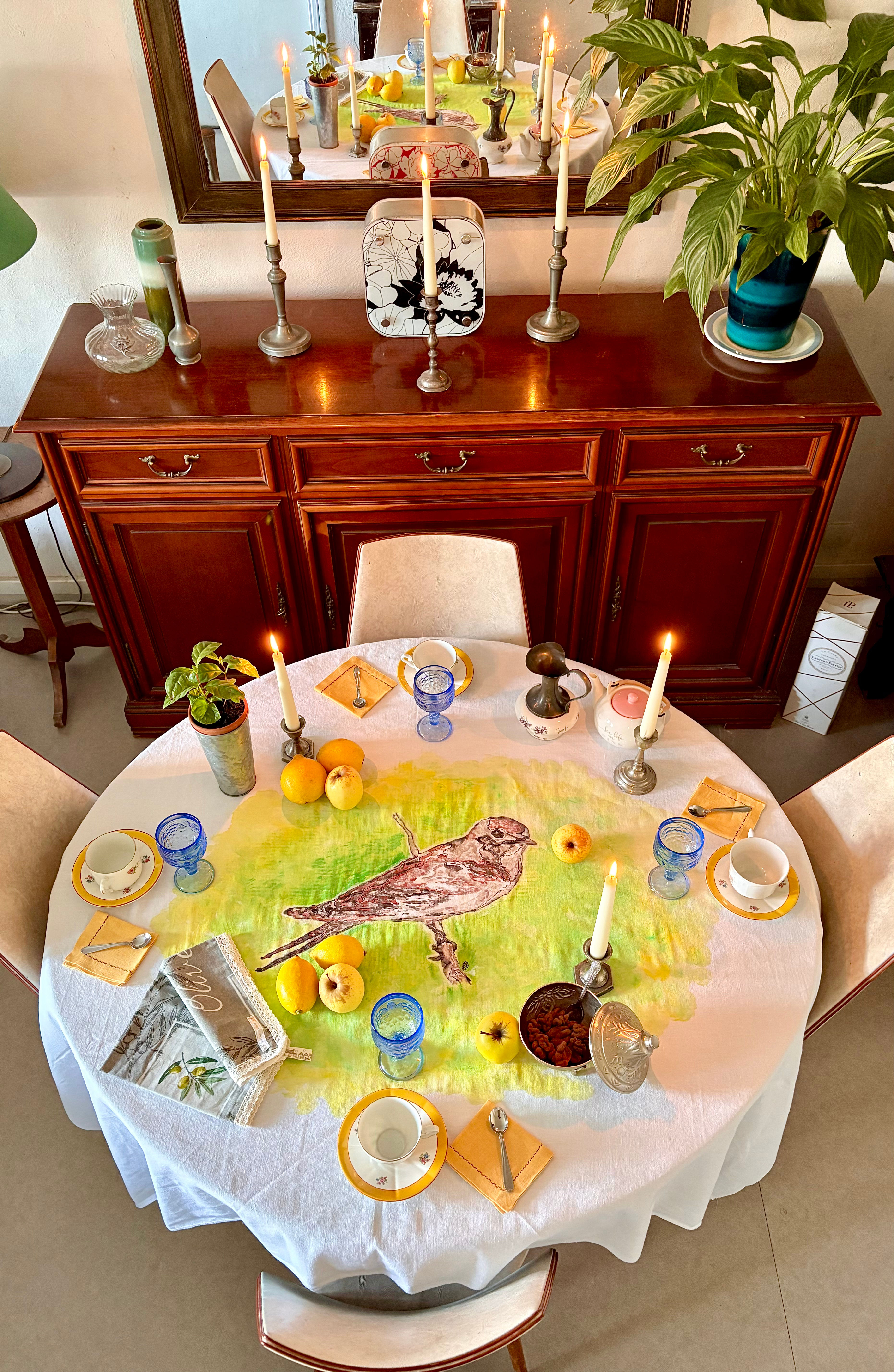 NAPPE PETIT MOINEAU DU PRINTEMPS
