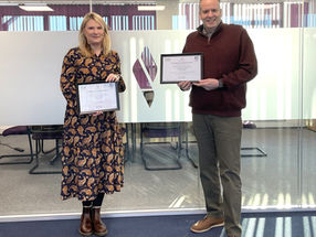 Professional Energy People receiving their ISO 9001 & 14001 recertification