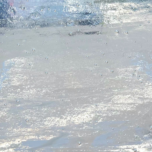 thumbnail interactive-video image 1 of Spectrum Clear Rain Water Stained Glass Sheet - 8x12 Textured Glass By BiNARi 1 of 4