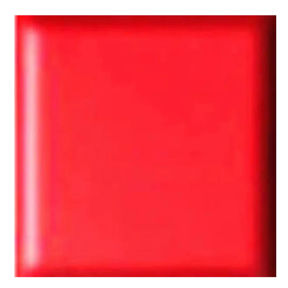 Thumbnail: COE 96-40: Orange Red Opaque Fusible Glass Sheet