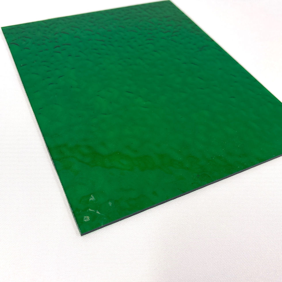 Thumbnail: 8x10 in Stained Glass: Green English Muffle