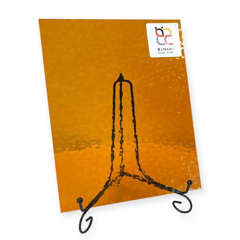 Thumbnail: 8x10 in Stained Glass: Dark Amber English Muffle