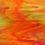 Thumbnail: 8x10 in Stained Glass: Orange and Green Wispy Opal