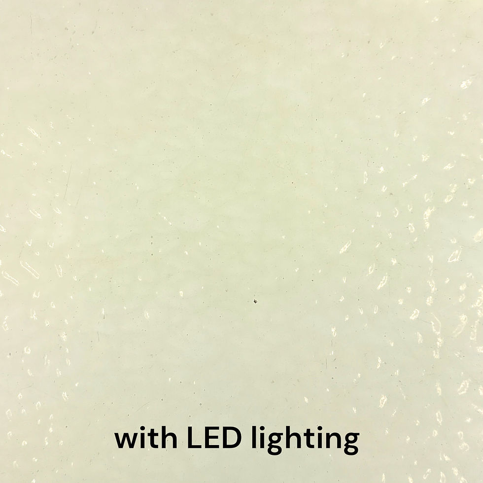 Thumbnail: 8x10 in Stained Glass: Pale Yellow Green English Muffle