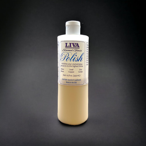 Liva Stained Glass Polish 12 Oz BiNARi Glass Studio