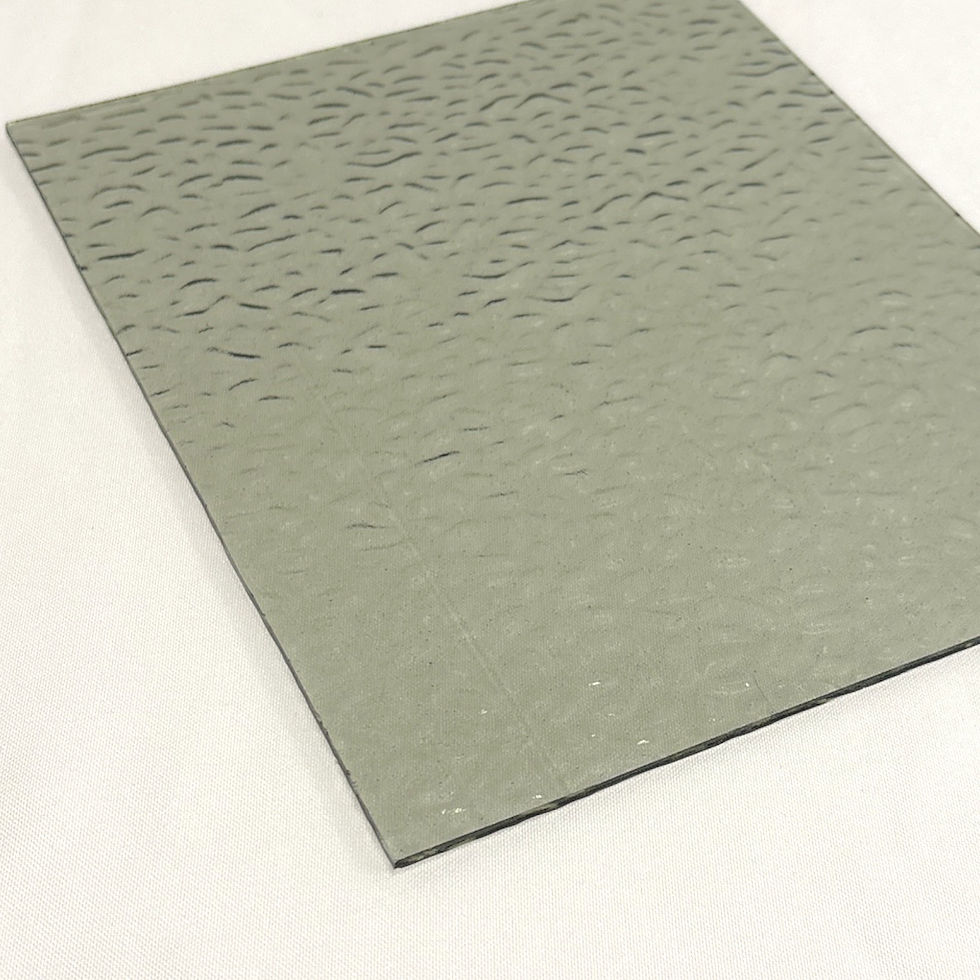 Thumbnail: 8x10 in Stained Glass: Light Grey English Muffle