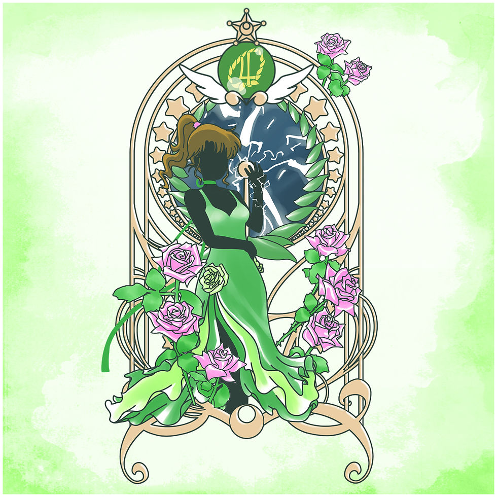 Sailor Jupiter Thunder Oak Evolution