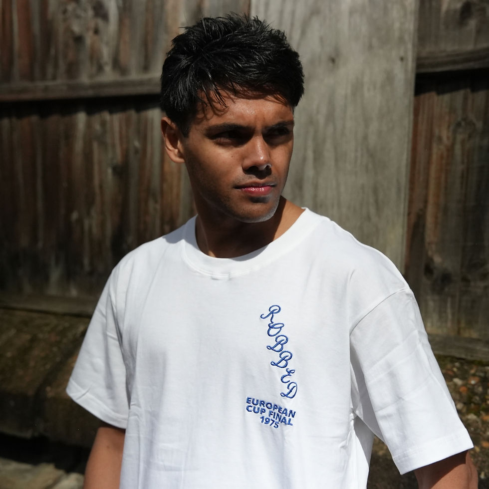 Thumbnail: 'ROBBED' - Embroidered Badge T-shirt - £35