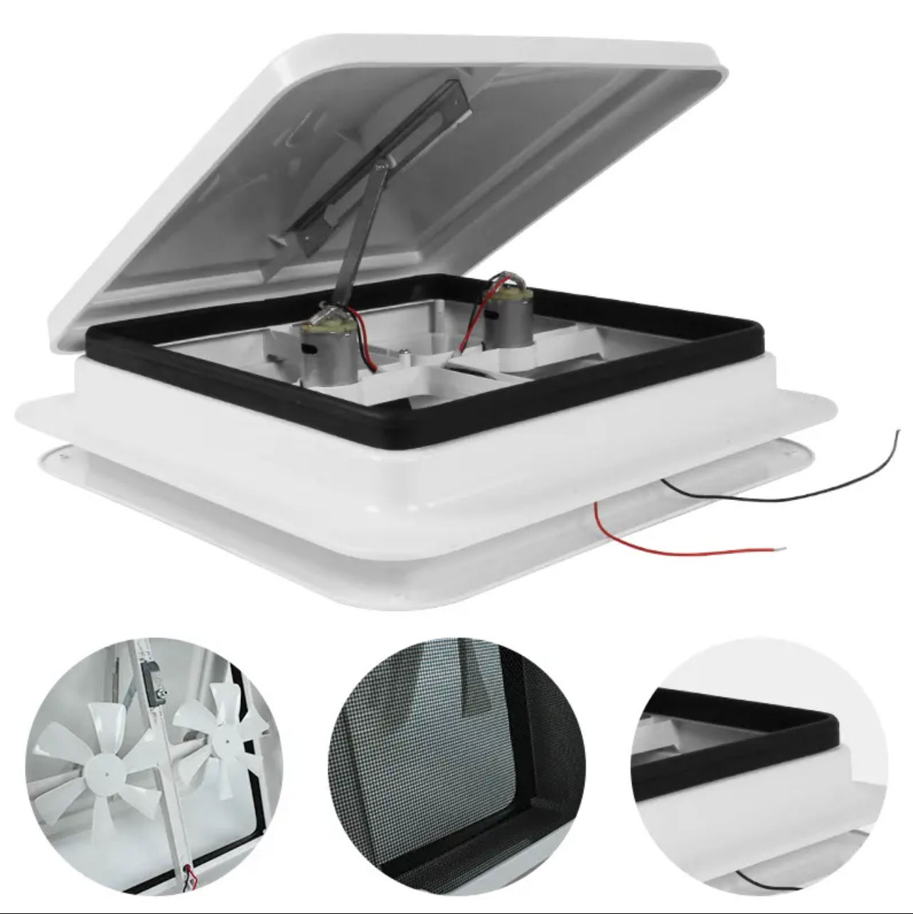 Çift Fanlı ECO 42x42cm Tavan Havalandırması