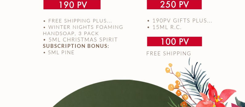December Gifts from Young Living