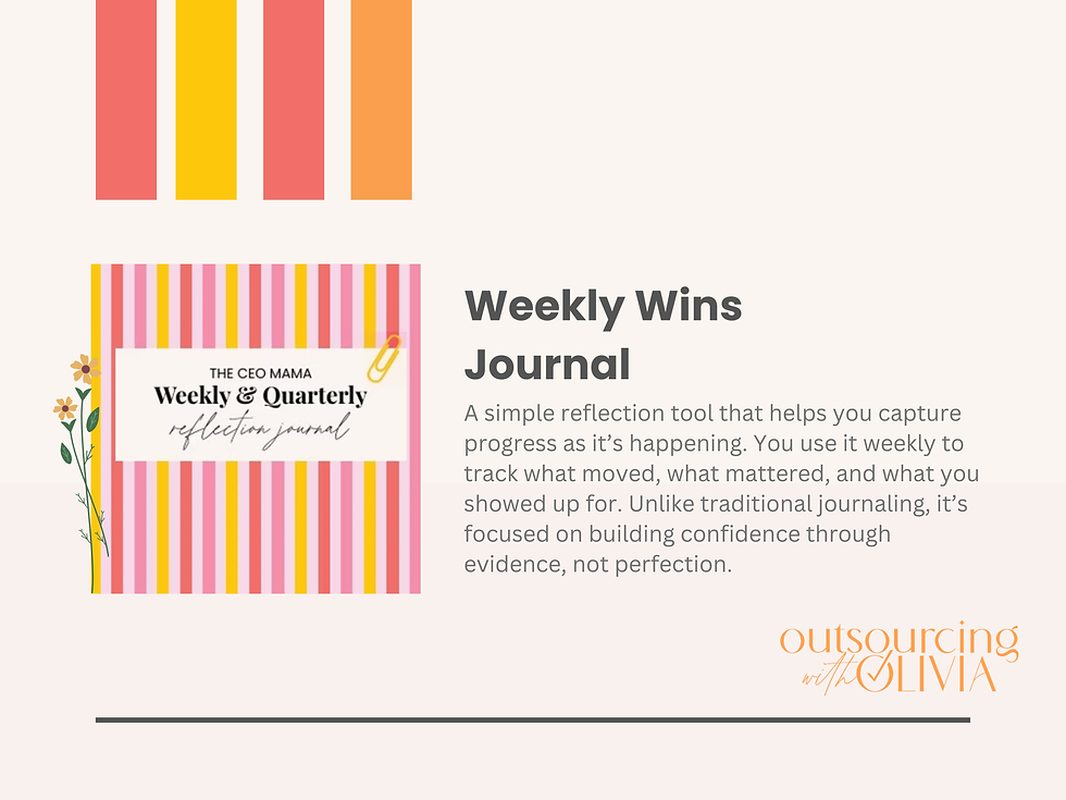 The Weekly Wins Journal creates space to reflect without turning reflection into another chore. It helps you capture what actually moved, what mattered, and what you showed up for, even on weeks that didn’t feel impressive.