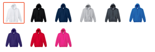 服裝訂製 - Gildan 88500 color