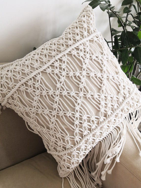 Thumbnail: Macramé Cushion Cover