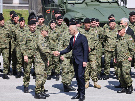 Ministar Anušić ispratio 45. hrvatski kontingent u NATO operaciju KFOR na Kosovu