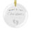 Thumbnail: Baby's 1st Christmas in Heaven 2024 glass ornament