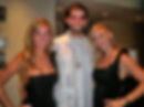 MrBongoMan posing with two guests at a private event