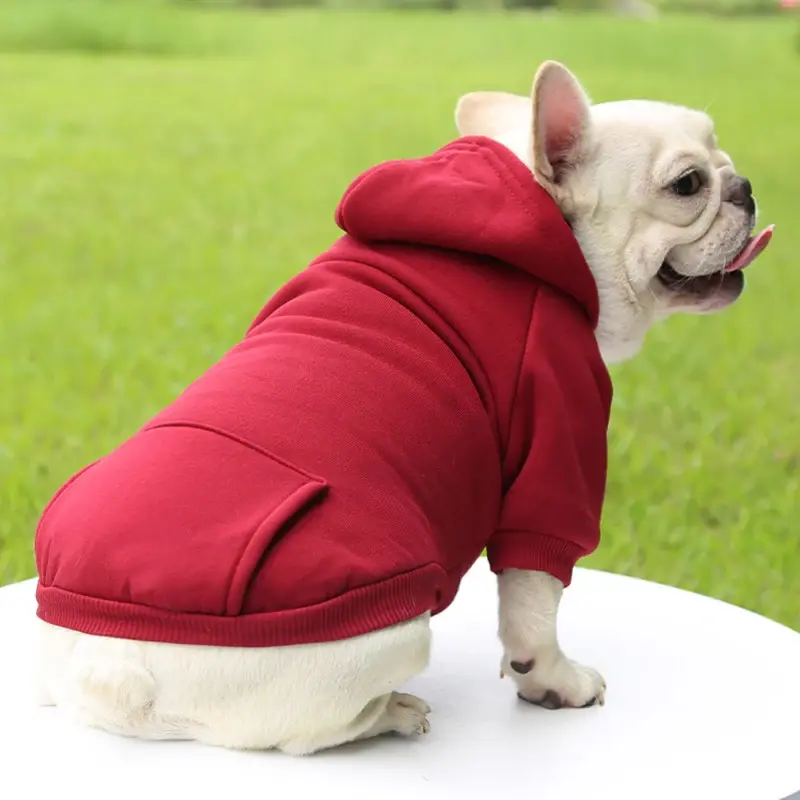 Fashion Dog Clothing Autumn And Winter Small Pet Clothes Thickening Warm Solid C