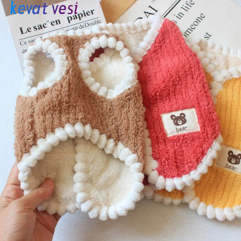 Winter Warm Dog Coat Soft Fleece Pet Clothes for Small Dogs Cats Cute Puppy Jack