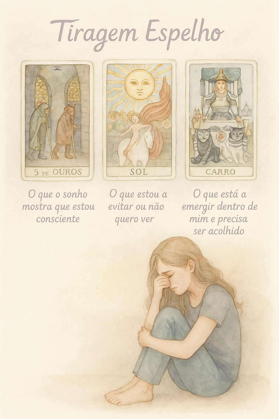 Tiragem espelho: quando o sonho a fez chorar