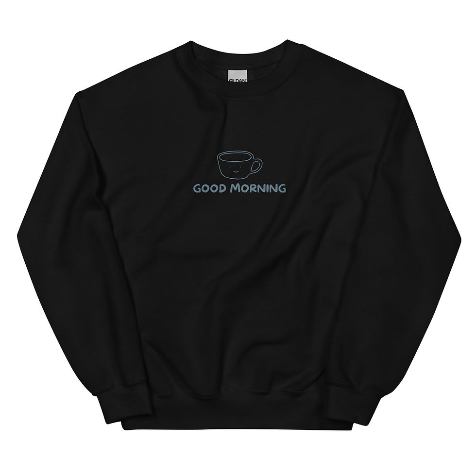 Thumbnail: good morning sweatshirt black