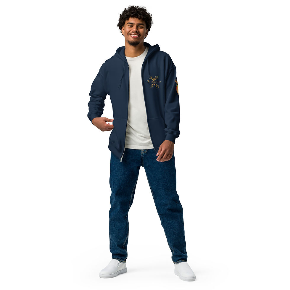Thumbnail: Unisex heavy blend zip hoodie