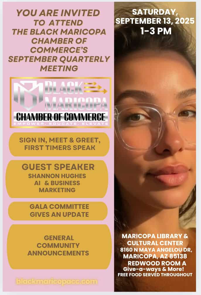 The Black Maricopa Chamber of Commerce’s September Quarterly Meeting