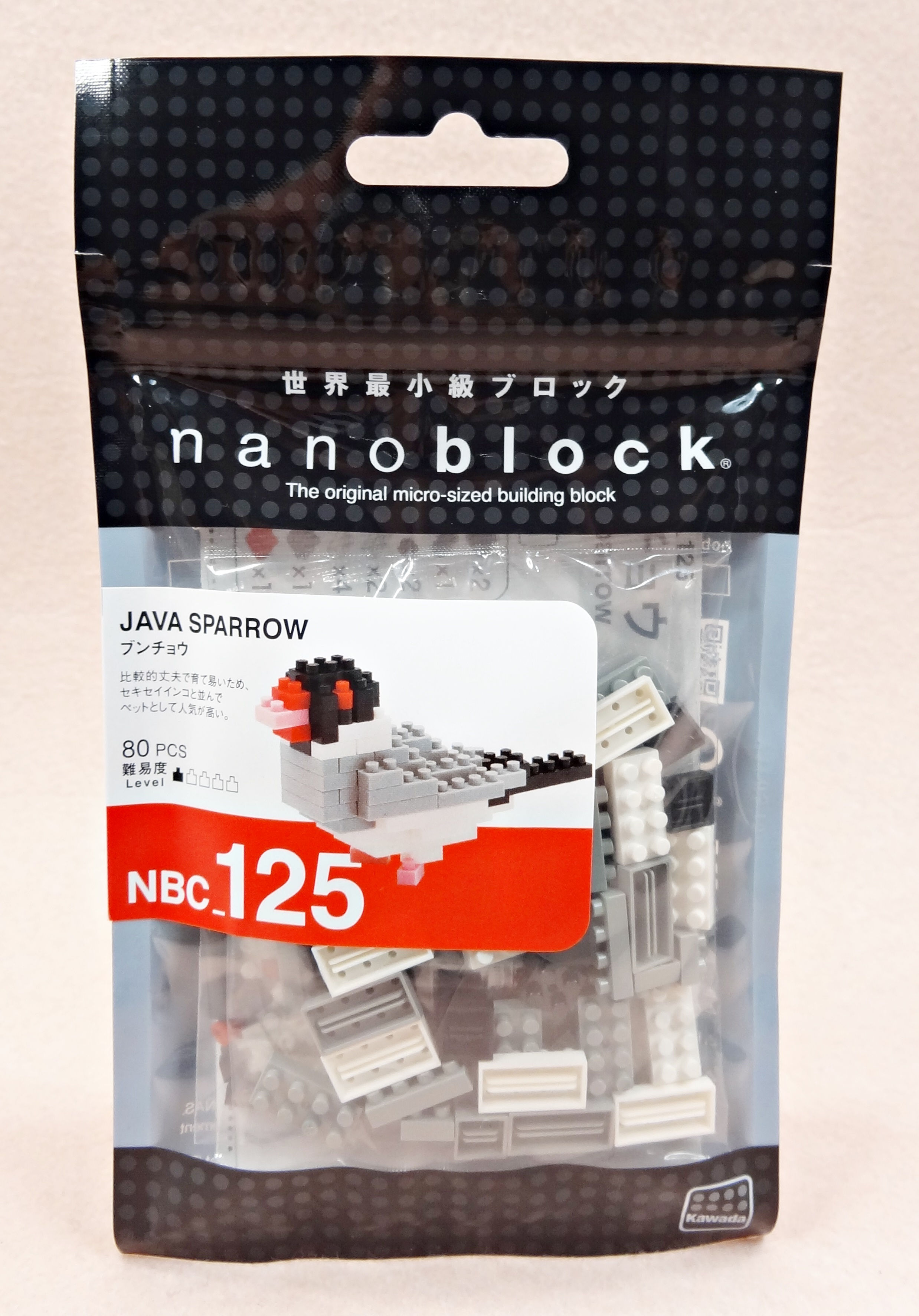 nanoblock NBC_125H Java Sparrow