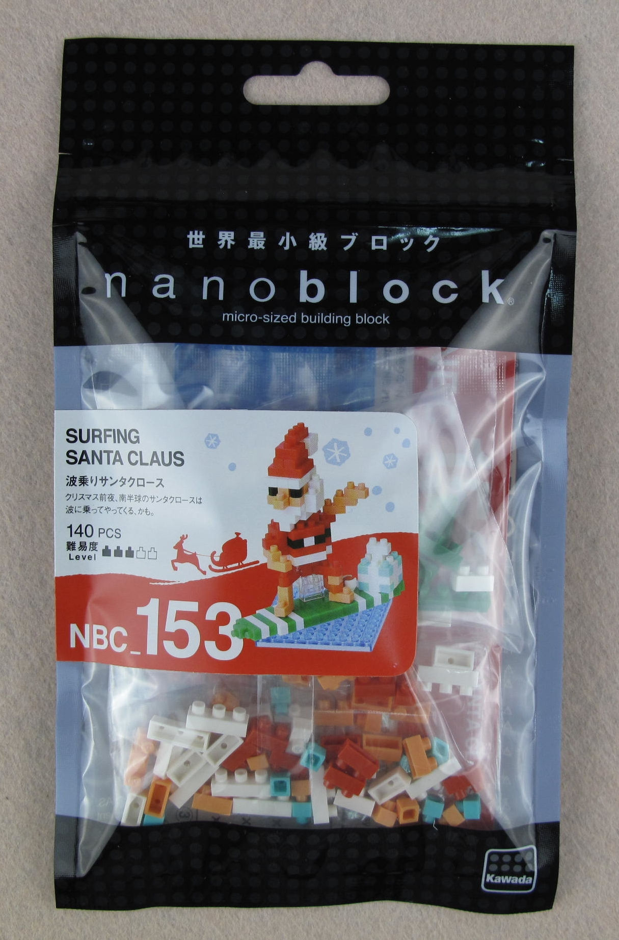 NBC_153 Surfing Santa Claus
