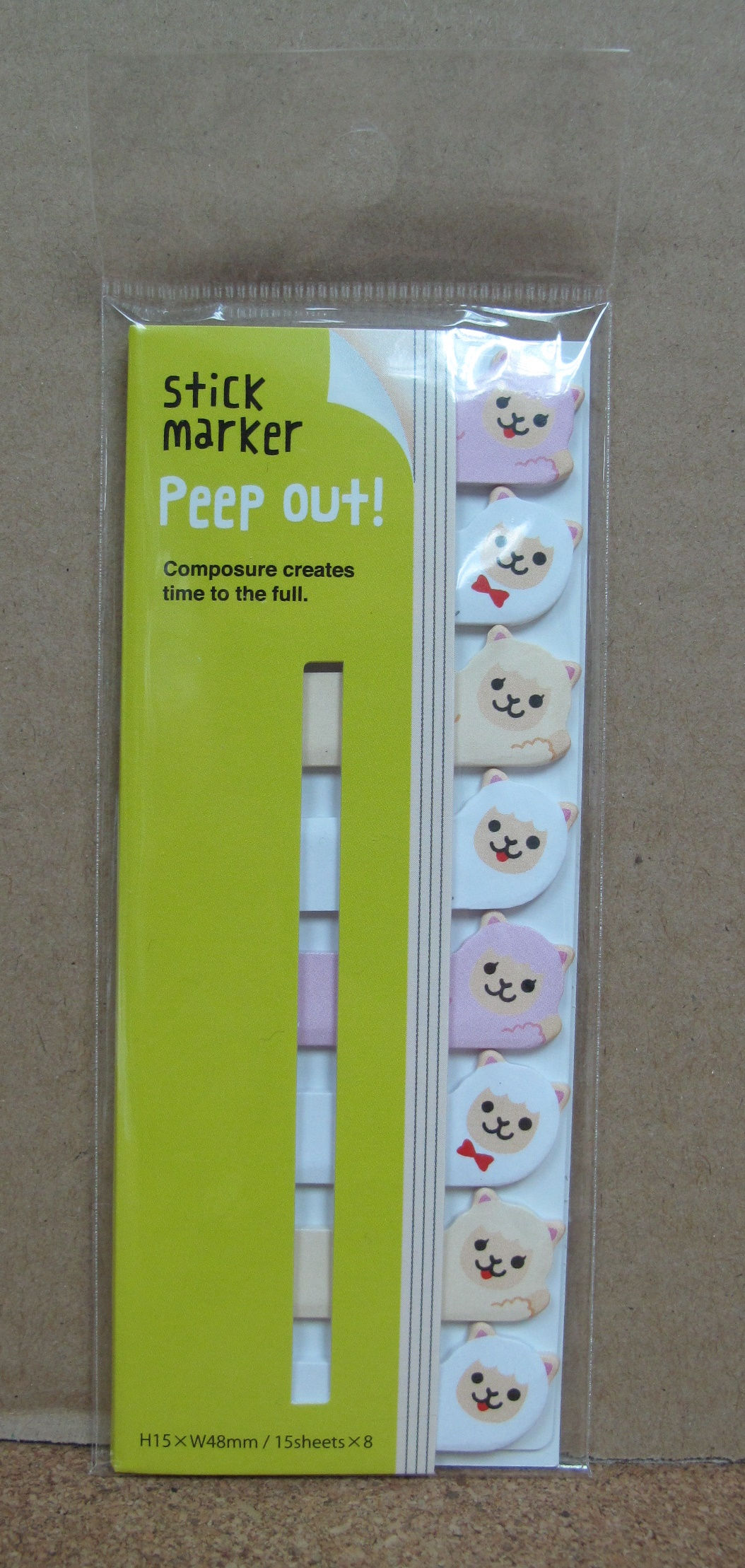 D00805 Mind Wave 草泥馬便利貼 D款