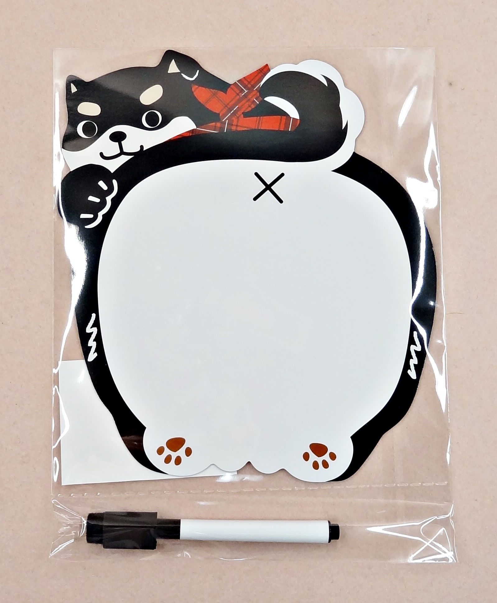 D03000_2 磁石白板貼_黑柴