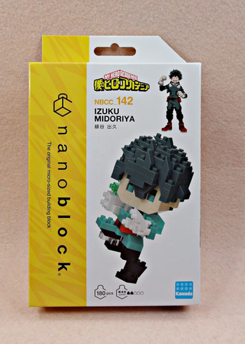 Nanoblock - My Hero Academia - Izuku Midoriya Ver. 2, Kit De Construcción De La Serie De Personajes