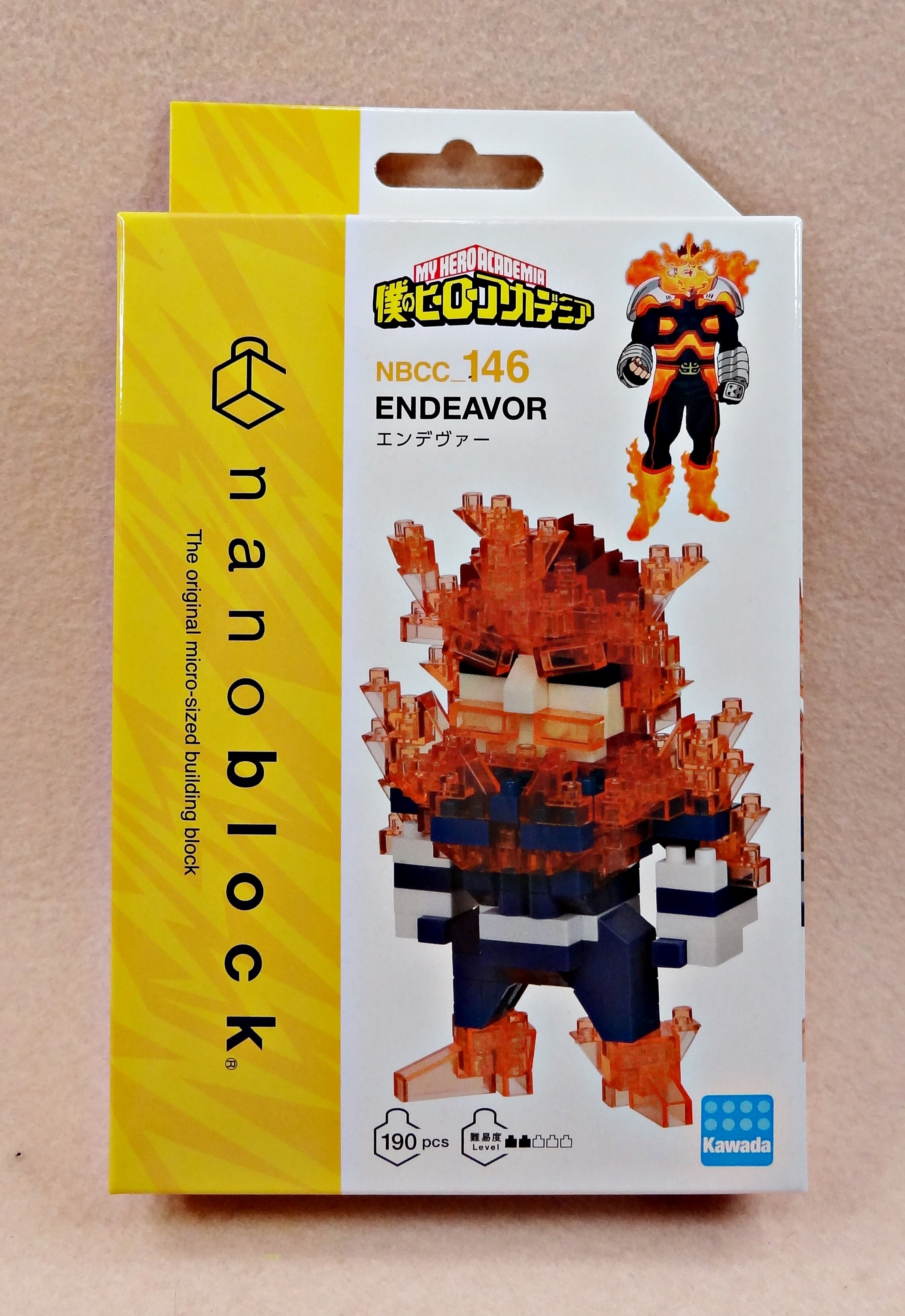 nanoblock NBCC_146 My Hero Academia (Endeavor)