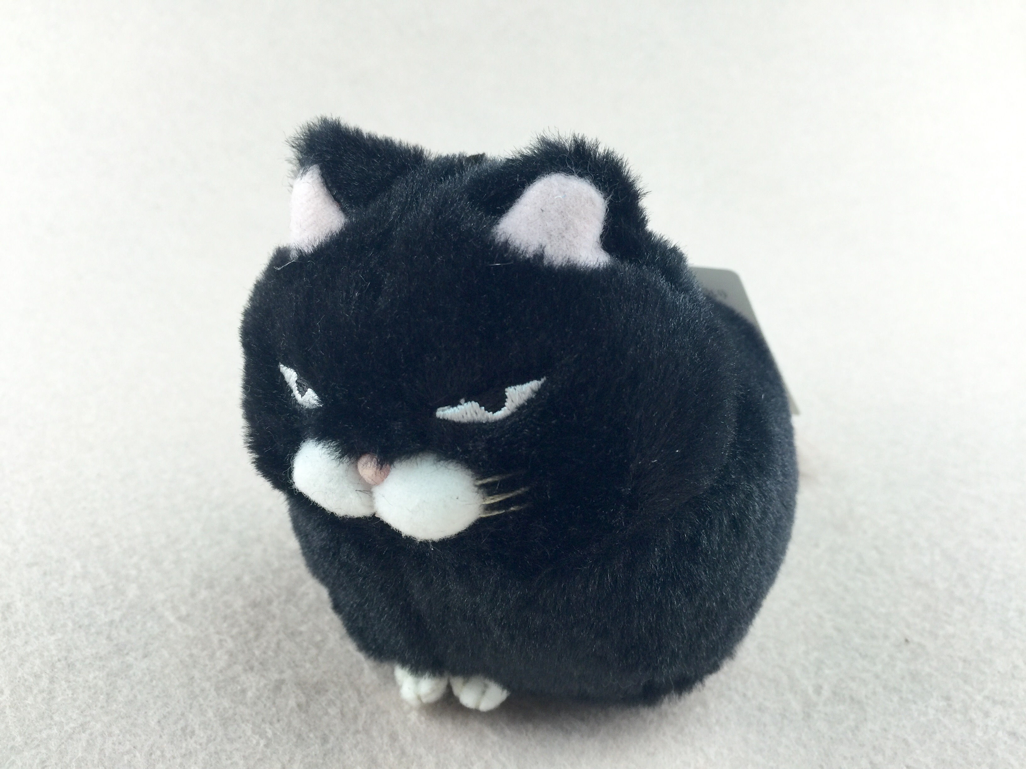 D01420_3 日本直送貓貓毛公仔擺設/吊飾_黑