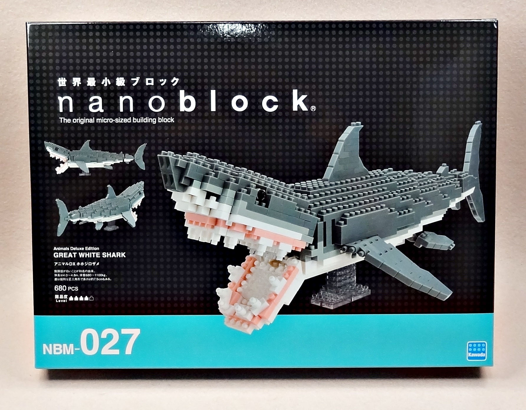 nanoblock NBM-027 Great White Shark