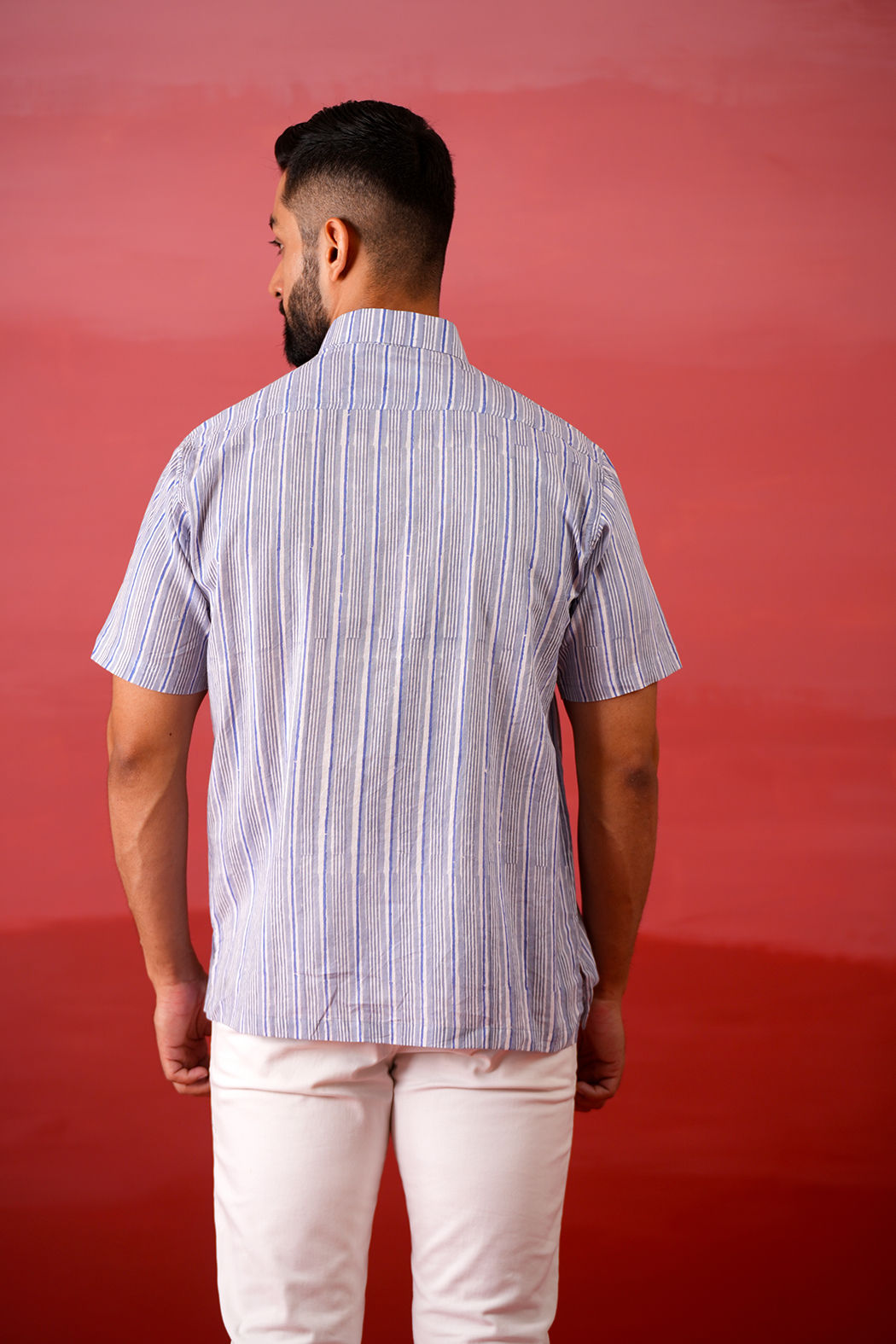 The Blueland Cotton Printed Shirt