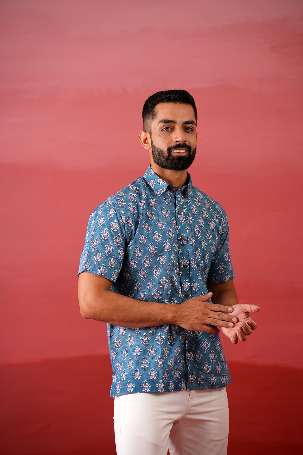 Subtle Whisper Cotton Printed Shirt
