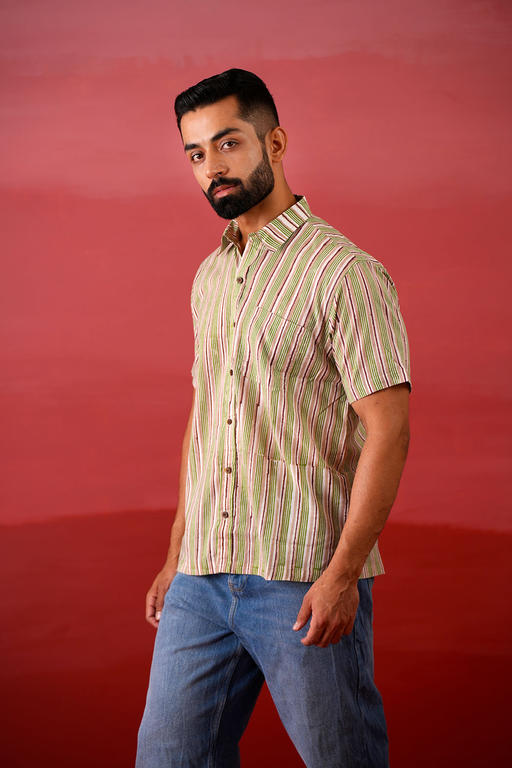The Farmland Cotton Printed Shirt