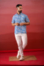 Thumbnail: Desert Ice Cotton Printed Shirt