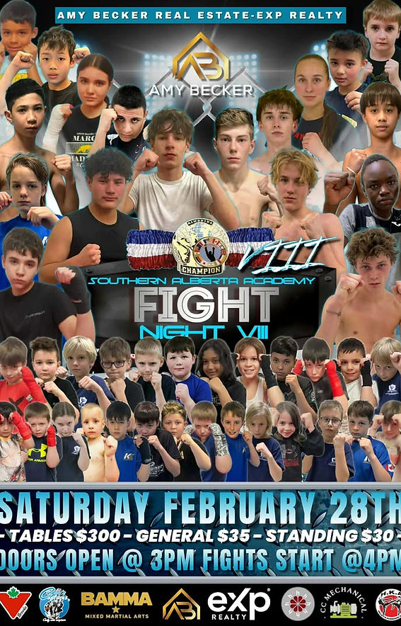 SAAMA Fight Night 8 Poster