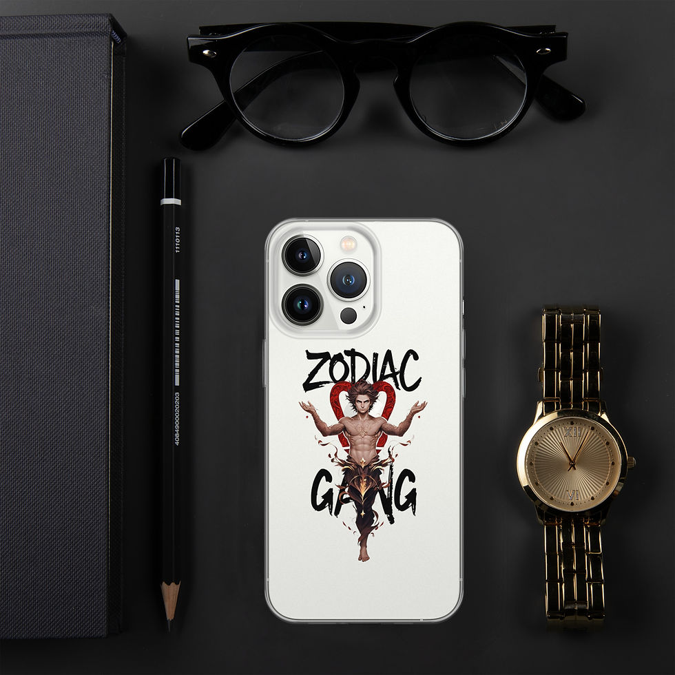 Thumbnail: Clear Case for iPhone® - ZODIAC GANG X ARIES MALE